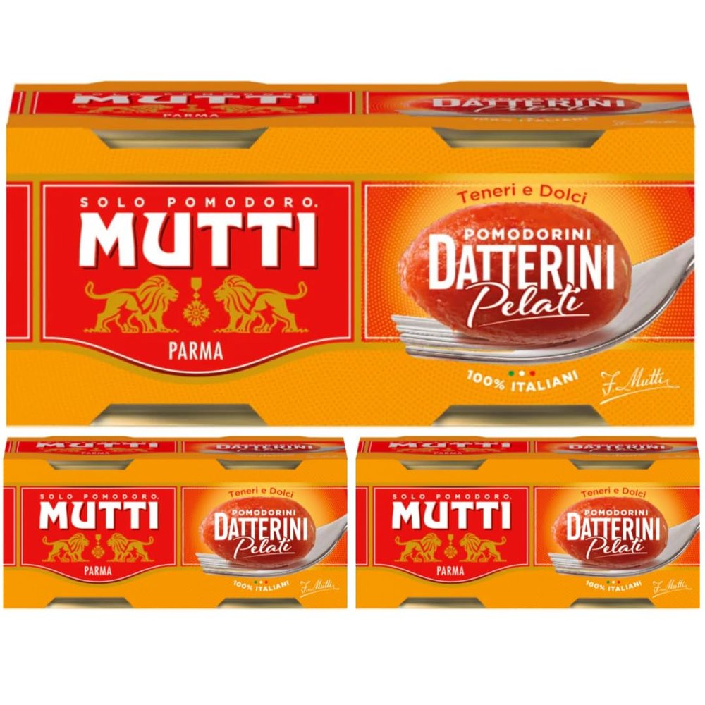 Peeled Tomatoes Datterini 440 Gram x 3 Pieces
