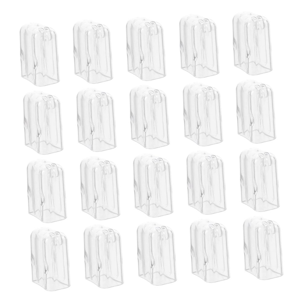 Beavorty 20pcs Toothbrush Caps Compatible Toothbrush Travel Cover for Dust for Camping and Business Trips
