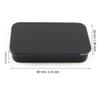MOTOFITOOL 2Pack Dental Floss Portable Case,Storage 24 Picks, Refillable Glide Floss, Convenient and Hygienic Storage for Travel, Dining Out, Camping(Black) view 2