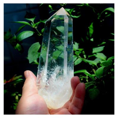 CZAOINCU Home Collections Natural Crystal 300-400g Large Clear Quartz Natural Point Cluster Crystal Rough Crystal Stone