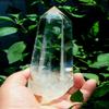 CZAOINCU Home Collections Natural Crystal 300-400g Large Clear Quartz Natural Point Cluster Crystal Rough Crystal Stone view 3