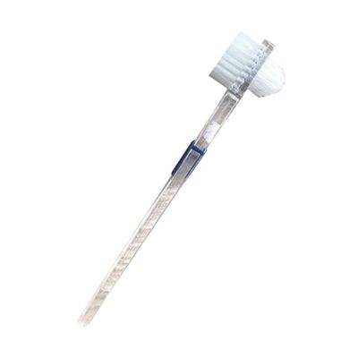 Beavorty Denture Brush Double-Sided Toothbrush with Dual Bristle Heads for False Teeth Cleaning Oral Care Tool
