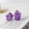 CZAOINCU Home Collections 1PC Natural Brazilian Amethyst Column Purple Crystal Tower Ornaments Drill Crystal Column Gemstone Fengshui Brazilian Amethyst Column (Size : 100-150g) view 3