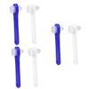 Beavorty 6pcs Dual Heads False Teeth Denture Brush T-Shape Cleaning Tools for Denture Cleaning Double Sided Toothbrush Plaque Removal view 1