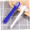 Beavorty 6pcs Dual Heads False Teeth Denture Brush T-Shape Cleaning Tools for Denture Cleaning Double Sided Toothbrush Plaque Removal view 3