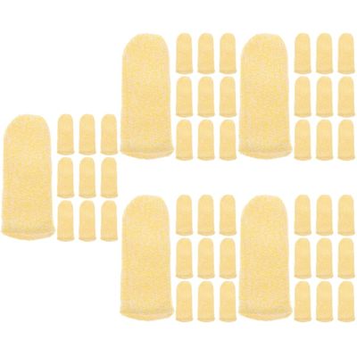 minkissy 50pcs Cut Resistant Finger Sleeve Thumb Cover Protects from Sharp Objects Kitchen Gardening Use