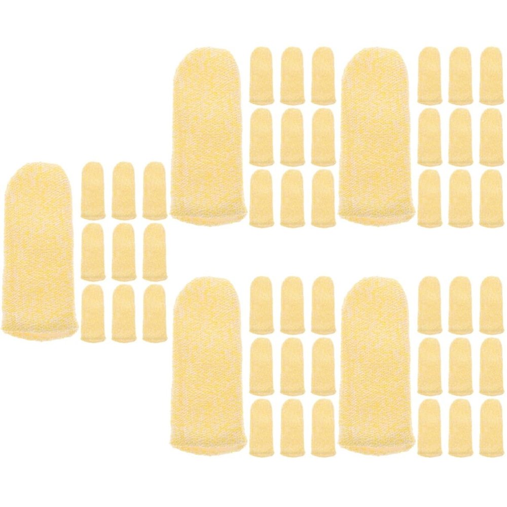 minkissy 50pcs Cut Resistant Finger Sleeve Thumb Cover Protects from Sharp Objects Kitchen Gardening Use