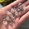 CZAOINCU Home Collections 1pc Natural Herkimer Diamond Point Crystals Quartz Raw Stone Home Room Decoration Gemstones view 2