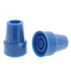 Pair of Blue Rubber Walking Stick Ferrules Crutch Tips Feet - 19mm & 22mm - by Lifeswonderful (19mm) view 1