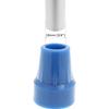 Pair of Blue Rubber Walking Stick Ferrules Crutch Tips Feet - 19mm & 22mm - by Lifeswonderful (19mm) view 2