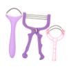 Beaupretty 3pcs Facial Hair Remover Spring Epilator Kit for Women Face and Chin Hair Removal Portable Threading Tool for Mustache Random Color view 1