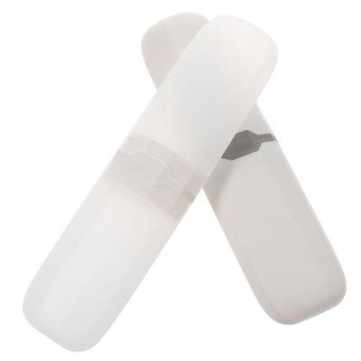 minkissy 2pcs Toothbrush Holder Travel Case Capsule Case for Toothbrushes Toothpaste Portable Eco-Friendly Plastic Prank Tool