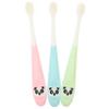 Beaupretty 3pcs Boys and Girls Travel Toothbrushes Cartoon Silicone Ergonomic Boy Girl Toothbrushes for Age Comfortable Daily Use Cleaning Tool Random Color view 1