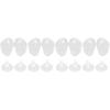 Healeved 8pairs Silicone Toe Protector Cushions for Thong Sandals Non-Slip Forefoot Pads for Flip-Flops and Open-Toe Shoes view 1