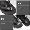 Healeved 8pairs Silicone Toe Protector Cushions for Thong Sandals Non-Slip Forefoot Pads for Flip-Flops and Open-Toe Shoes view 2