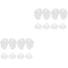 Healeved 8pairs Silicone Toe Protector Cushions for Thong Sandals Non-Slip Forefoot Pads for Flip-Flops and Open-Toe Shoes view 3