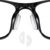 10 Pairs Silicone Adhesive Eyeglass Nose Pads, 3.5mm Thickness Adhesive Anti Slip Glasses Nose Grips with Air Bag for Glasses Sunglasses Thin Nose Pads Eyeglasses (Black+Clear) view 4
