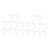MAGICLULU 20pairs Mask Ear Hook Silicone Mask Band Hook for Daily Use and Outdoor Activities view 1