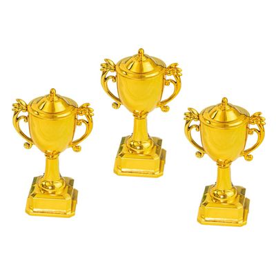 Cabilock 9pcs Contest Party Cake Topper for Contest Themed Party Supplies Cake Decoration Insert Decor Trophy for Birthday Celebration