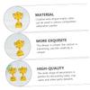 Cabilock 9pcs Contest Party Cake Topper for Contest Themed Party Supplies Cake Decoration Insert Decor Trophy for Birthday Celebration view 2