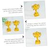 Cabilock 9pcs Contest Party Cake Topper for Contest Themed Party Supplies Cake Decoration Insert Decor Trophy for Birthday Celebration view 3