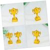 Cabilock 9pcs Contest Party Cake Topper for Contest Themed Party Supplies Cake Decoration Insert Decor Trophy for Birthday Celebration view 4