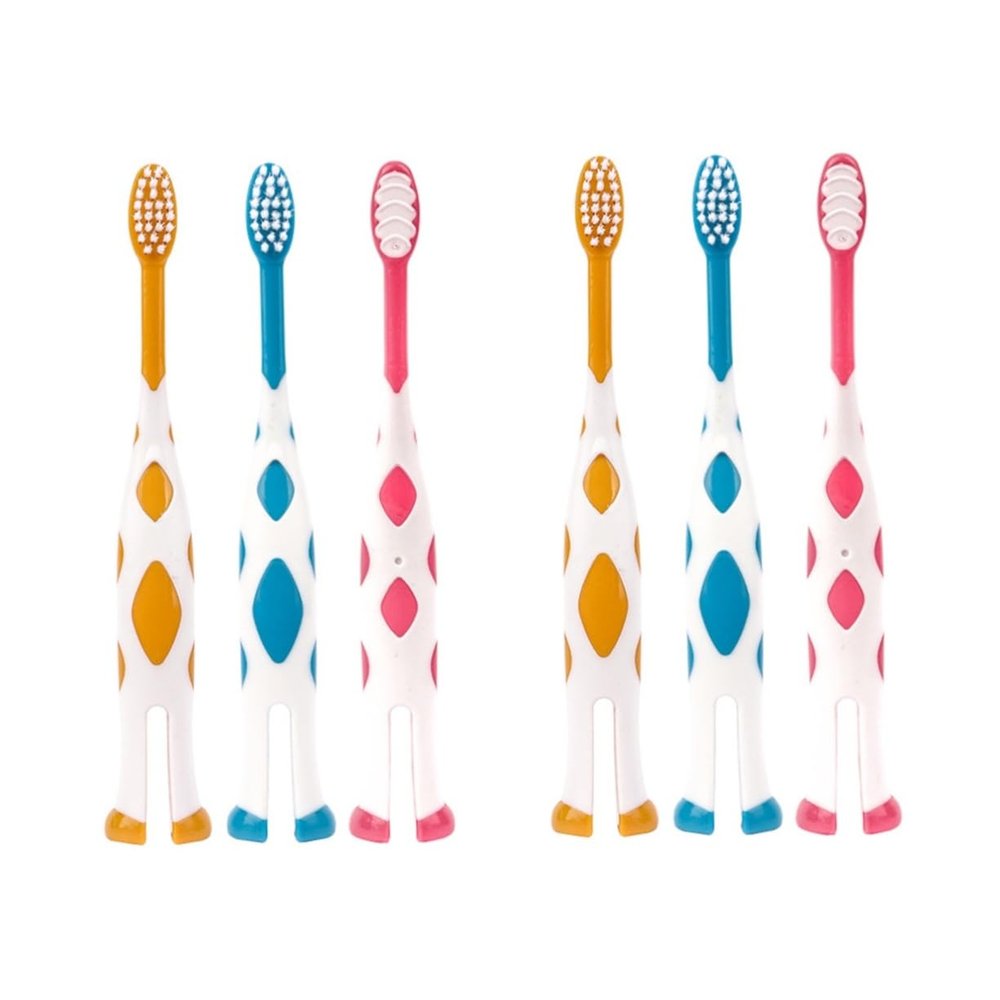 minkissy 12pcs Boys and Girls Toothbrush Fashion Bristle Handle for Boy Girl Years Bathroom Accessories