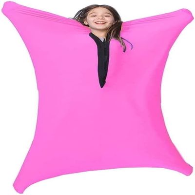 Motion Sensory Sock, Toy for Autistic and Sensory Processing Disorders, Self-Soothing Motion Sensory Body Sock for ADHD Children (Color : Rosa, Size : XL)