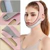 Face Slimming Cheek Mask for Women & Men Tighten and Sculpt Lower Jaw Support V Line Face Jaw and Chin Support Strap Breathable Material (Pink) view 2