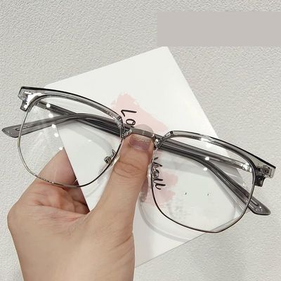FUQINQINGOZ Classic Computer Readers Anti Blue Light Reading Glasses Fatigue Relieve New Flat Light Mirror Eyeglasses for Women (Color : C1, Size : +0.00)