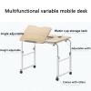Hospital Table Over Bed For Home Use Swivel,over The Bed Table With Wheels,adjustable Height Table,hospital Bed Table,chair Cart,laptop Desk For Bed,recliner Table,perfect For Hospital Families view 3