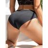 QIUXWJSX Women's Body Touch Panties Seamless Briefs Soft Stretch Ice Silk Tanga Thong Hipster Cotton Panties Transparent/B/XS view 3