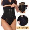 QIUXWJSX Women's Sculpting Panties Shapewear High Waist Slimming Shapewear Slimming Flat Stomach Effective Underwear Panty Mesh Thong Tummy Control Body Shaper lace/A/XL view 2