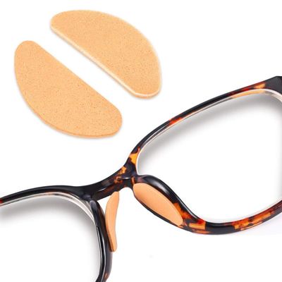 16Pairs Soft Foam Nosepads, Self Adhesive Comfortable Eyeglass Nose Pieces Pads, Non-Slip Thin Nose Pads for Eyeglasses Sunglasses Glasses1.5mmSkin