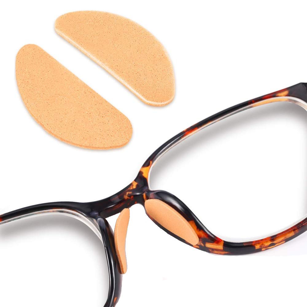 16Pairs Soft Foam Nosepads, Self Adhesive Comfortable Eyeglass Nose Pieces Pads, Non-Slip Thin Nose Pads for Eyeglasses Sunglasses Glasses1.5mmSkin