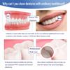 Denture Cleaning Brush, 4 Pieces Toothbrush for Dentures, Brush for False Teeth, Cleaning Brushes, Portable Brush for Cleaning, Double Stole Head Cleaning Brush Denture Cleaning Brush view 4