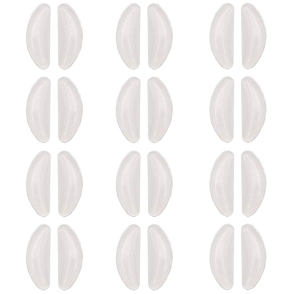 10Pairs Eyeglasses Non-Slip Silicone Nose Pieces Pads, Adhesive Glasses Nose Pads Cushions for Eyeglass Sunglasses(White2.5mm)