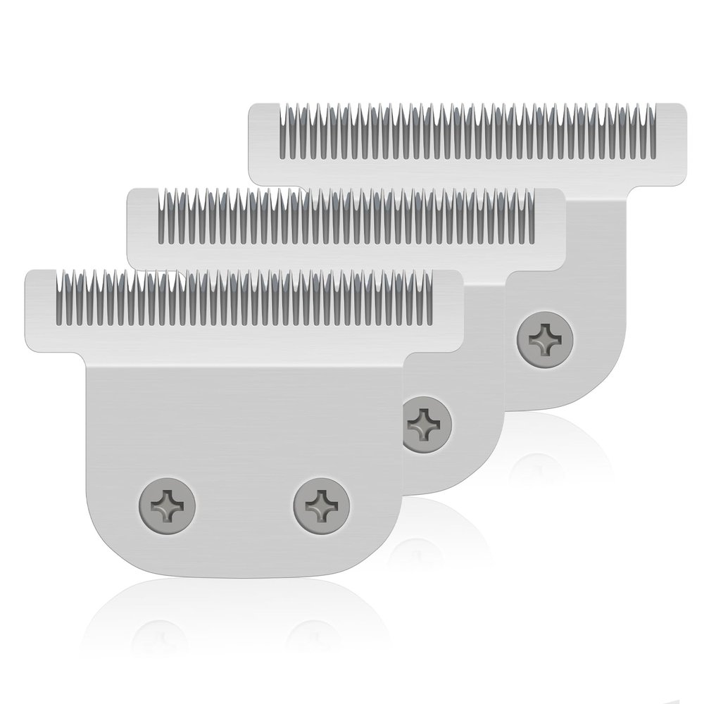 T-Blade Detachable Replacement blades Compatible with Wahl Trimmers 9864/9864SS/9686/9818A/9854L/9876L/9854 etc. (3 Pack)