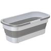 Multi-Purpose Rectangular Cleaning Bucket Collapsible Rectangular Handy Basket/Bucket Foldable Dish Tub Collapsible Long Mop Bucket for Housework view 1