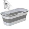 Multi-Purpose Rectangular Cleaning Bucket Collapsible Rectangular Handy Basket/Bucket Foldable Dish Tub Collapsible Long Mop Bucket for Housework view 4