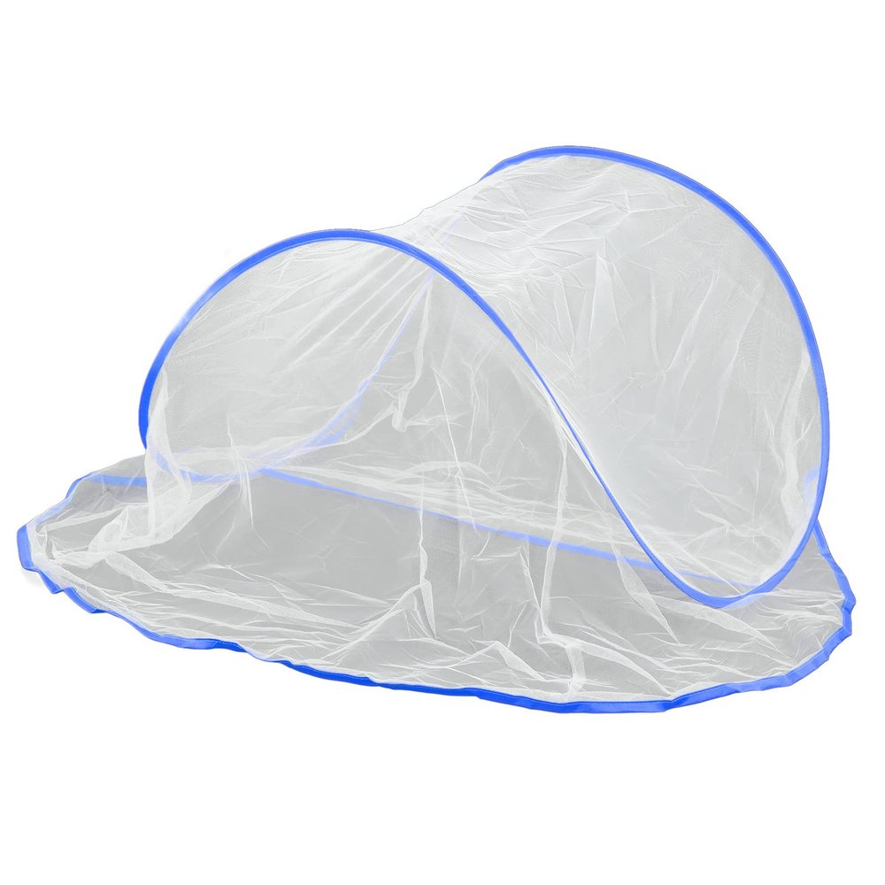 Kuuleyn Head Net Mesh, Face Neck Fly Netting,Hood From Bugs Gnats Noseeums Screen Net,Outdoor Cover Lightweight Portable Foldable Head Net for Outdoor Camping Home(blue)
