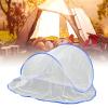 Kuuleyn Head Net Mesh, Face Neck Fly Netting,Hood From Bugs Gnats Noseeums Screen Net,Outdoor Cover Lightweight Portable Foldable Head Net for Outdoor Camping Home(blue) view 3