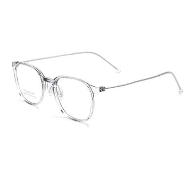 PARWANA Round Computer Readers Classic Anti Blue Light Reading Glasses Fatigue Relieve Flat Light Mirror Presbyopic Glasses (Color : Clear-blue, Size : +0.00)