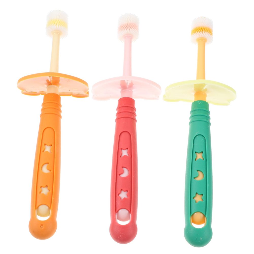 Beaupretty 3pcs Manual Toothbrush for Boys and Girls Years Boy Girl Toothbrush Age