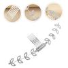 MAGICLULU 3pcs Adjustable Ear Rhinestone Comb Headwear for Featuring Extension Strap and Hooks for Comfortable Wear During Everyday Activities view 4