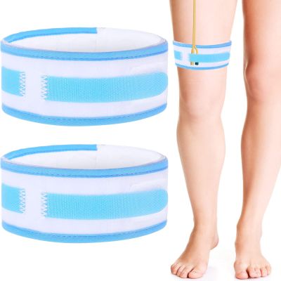 AQUASHIELDING Catheter Leg Bag Holder, Catheter Leg Strap Urinary Drainage Tube Holder, Catheter Stabilization Device Anti Slip Anti Irritation Catheter Holder(5 Pcs)