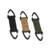 GOOHOCHY 3pcs Mask Hook and Buckle Set Nylon Anti-Slip Ear Strap Extenders Backpack Hanging Buckles for Outdoor, Cycling, Hiking in Black, Green, Khaki view 1