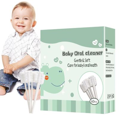 120 Flexible Baby Tongue Cleaner with Paper Handle - Soft Oral Cleaner for Newborns and Infants, Upgraded Gum Scraper