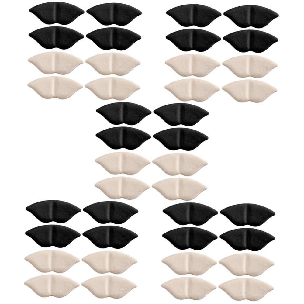 minkissy 5sets Heel Pads for High Heels Adhesive Liners for Shoes for Women 4pairs 5