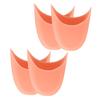 minkissy 2sets Wearable Covers Wear-Resistant Guards for Shoes Dance Pads 2pairs*2 view 2